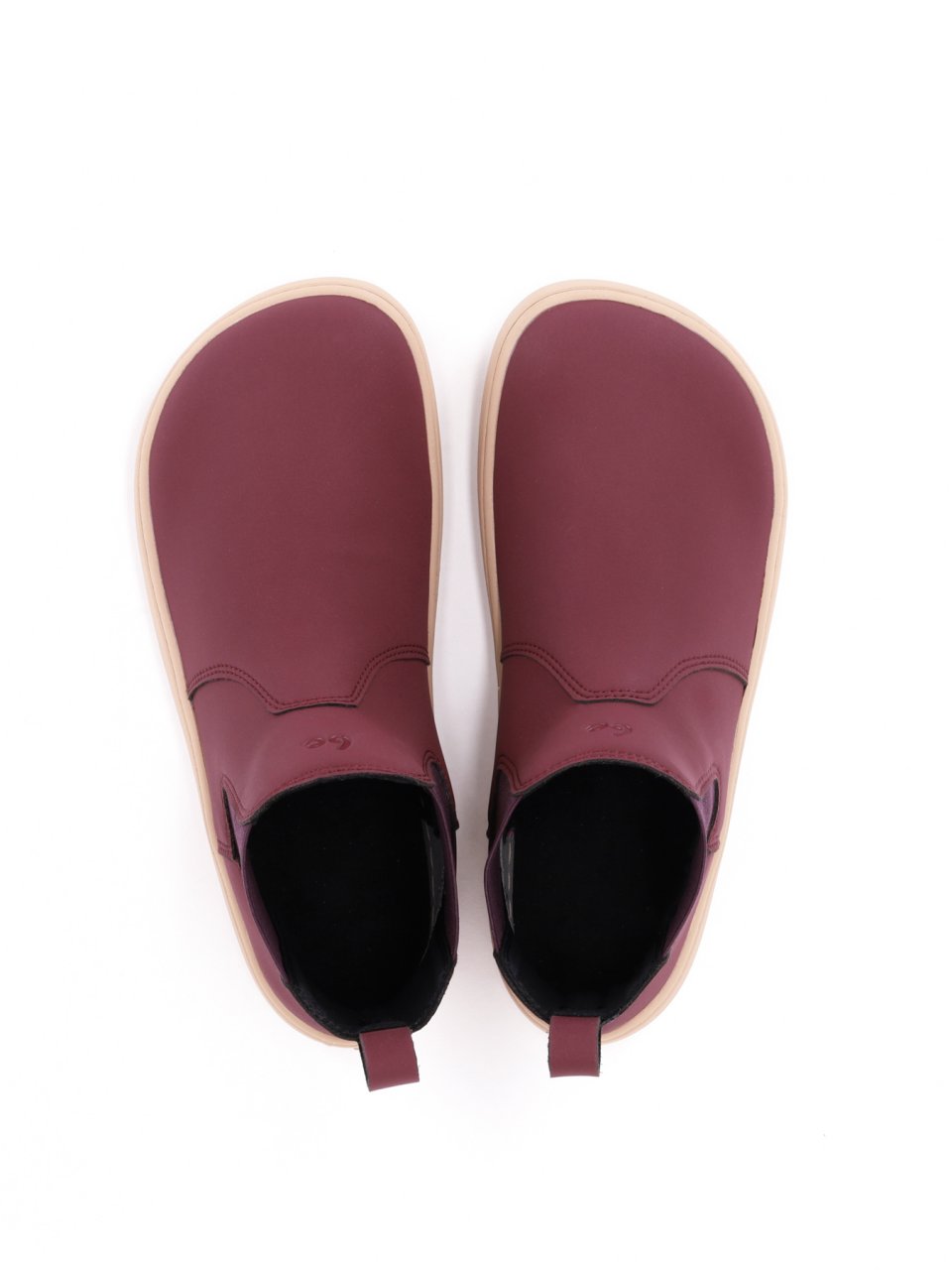 Dětské barefoot Chelsea boty Be Lenka Halla Junior - Burgundy