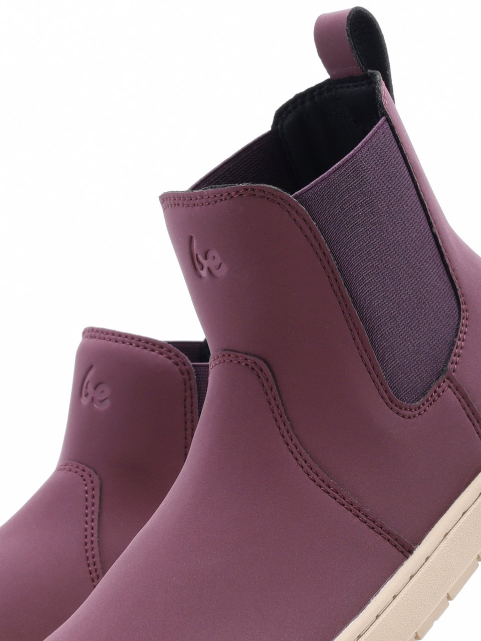 Dětské barefoot Chelsea boty Be Lenka Halla Junior - Burgundy