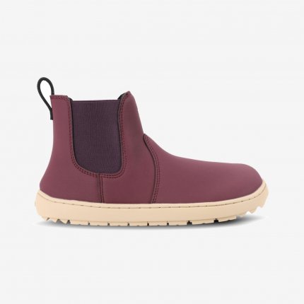 Detské barefoot chelsea čižmy Be Lenka Halla Junior - Burgundy