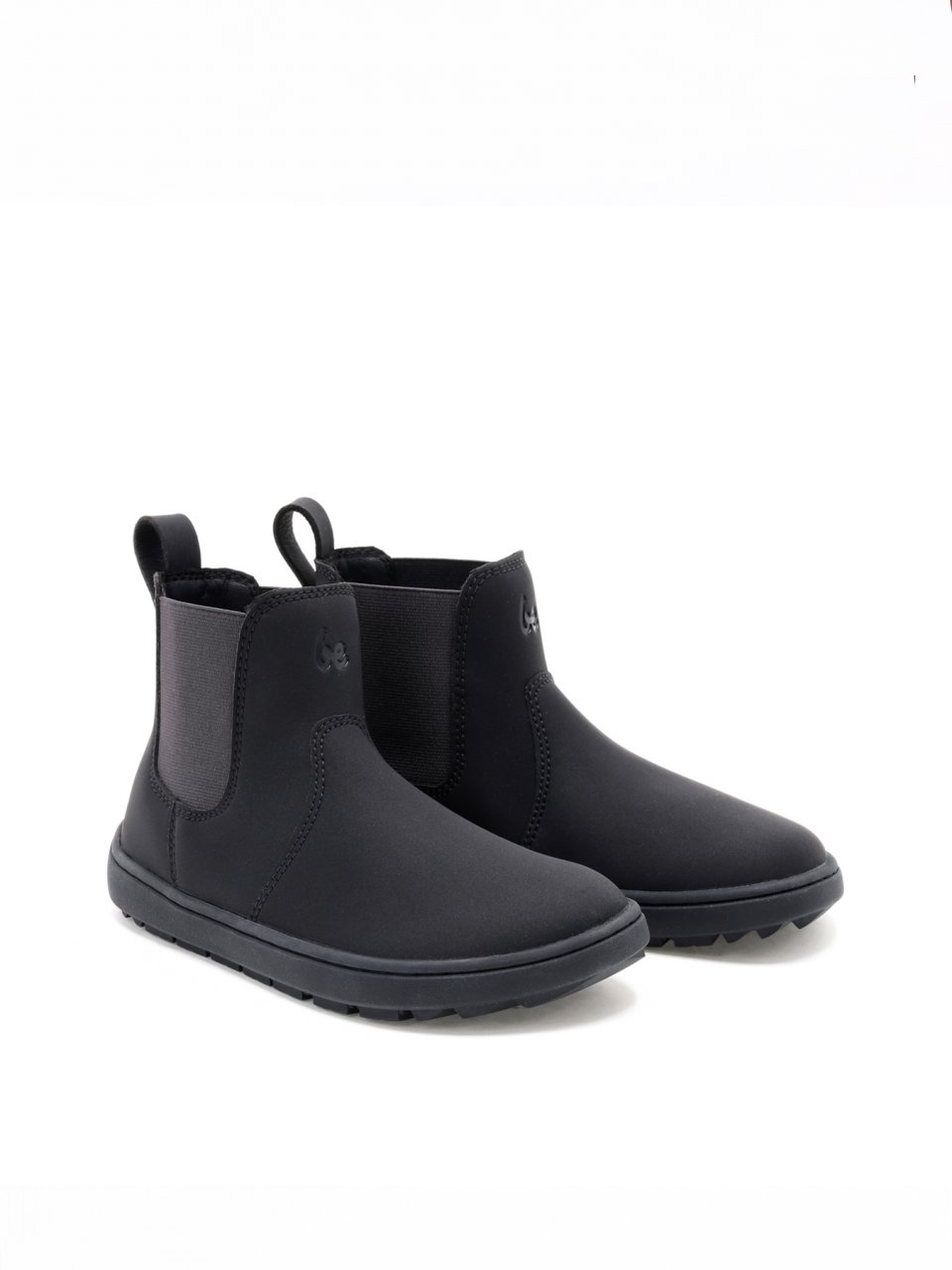 Dětské barefoot Chelsea boty Be Lenka Halla Kids - All Black