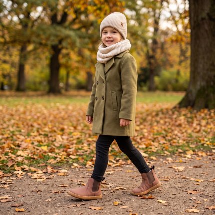 Detské barefoot chelsea čižmy Be Lenka Halla Kids - Brown