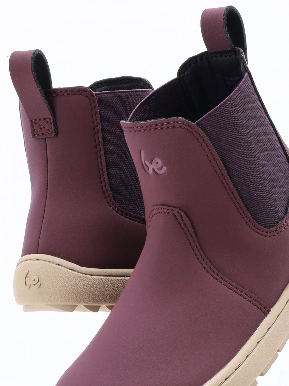 Kids' barefoot Chelsea boots Be Lenka Halla Kids - Burgundy