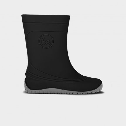 Kids Barefoot Rain Boots Be Lenka Pudds - Black