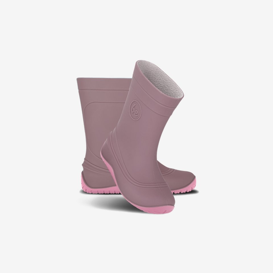 Stivali barefoot per bambini Be Lenka Pudds - Misty Pink