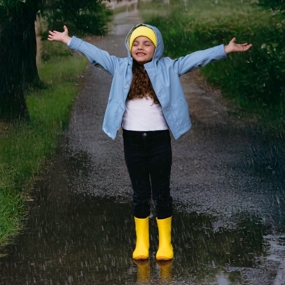 Kids Barefoot Rain Bootss Be Lenka Pudds - Yellow