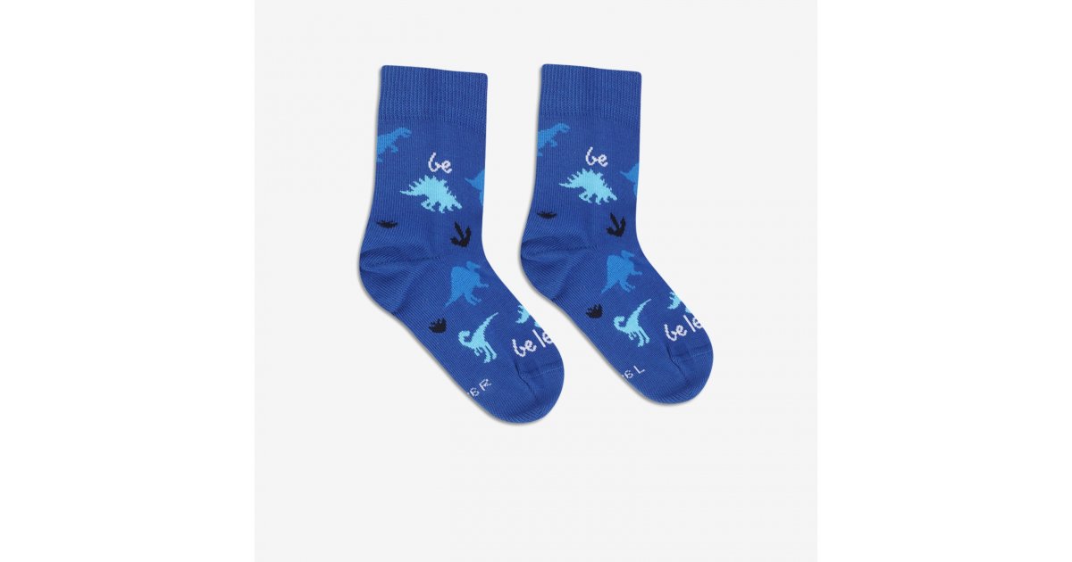 Be Lenka Kids barefoot Socks Be Lenka Kids - Crew - Dino - Royal Blue photo 2