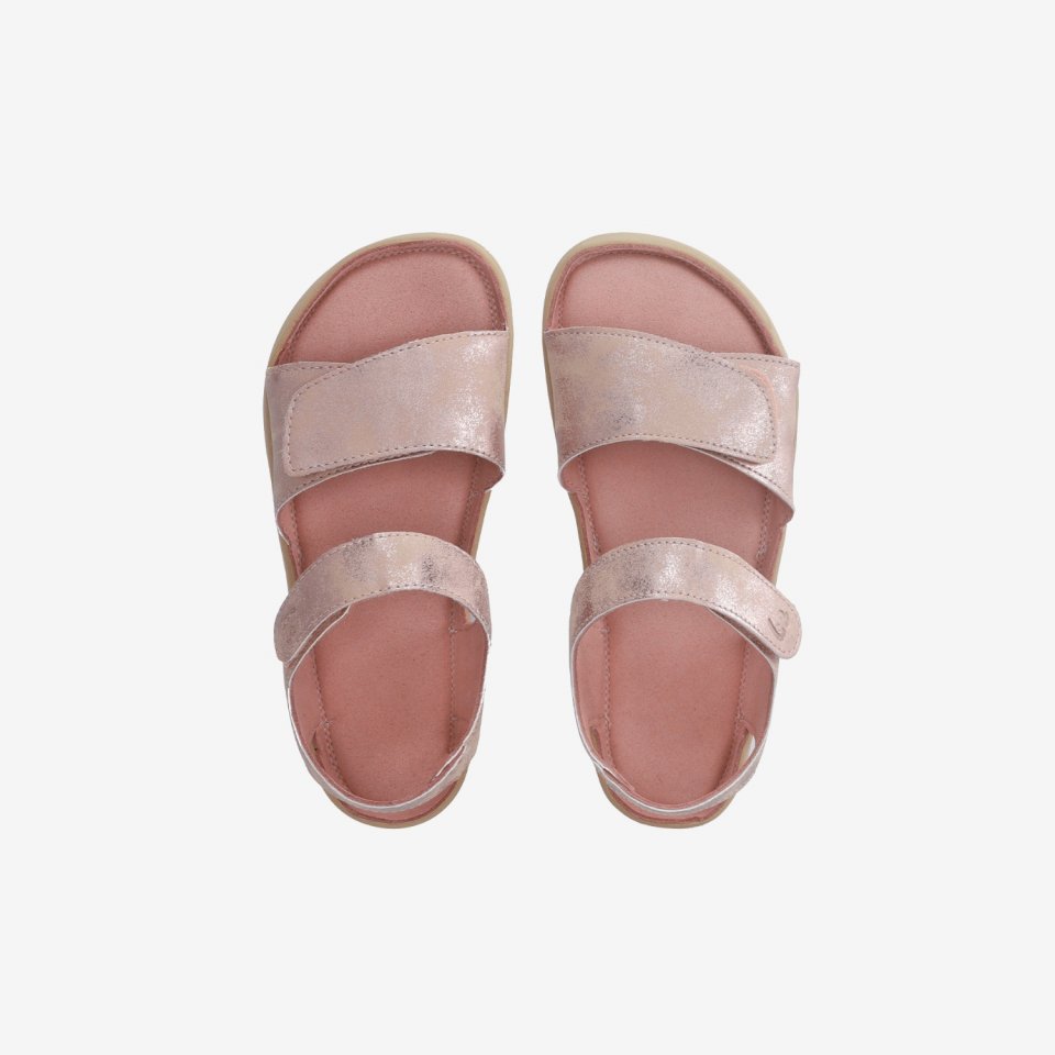 Kids barefoot sandals Be Lenka Miami Kids - Coral Sparkle