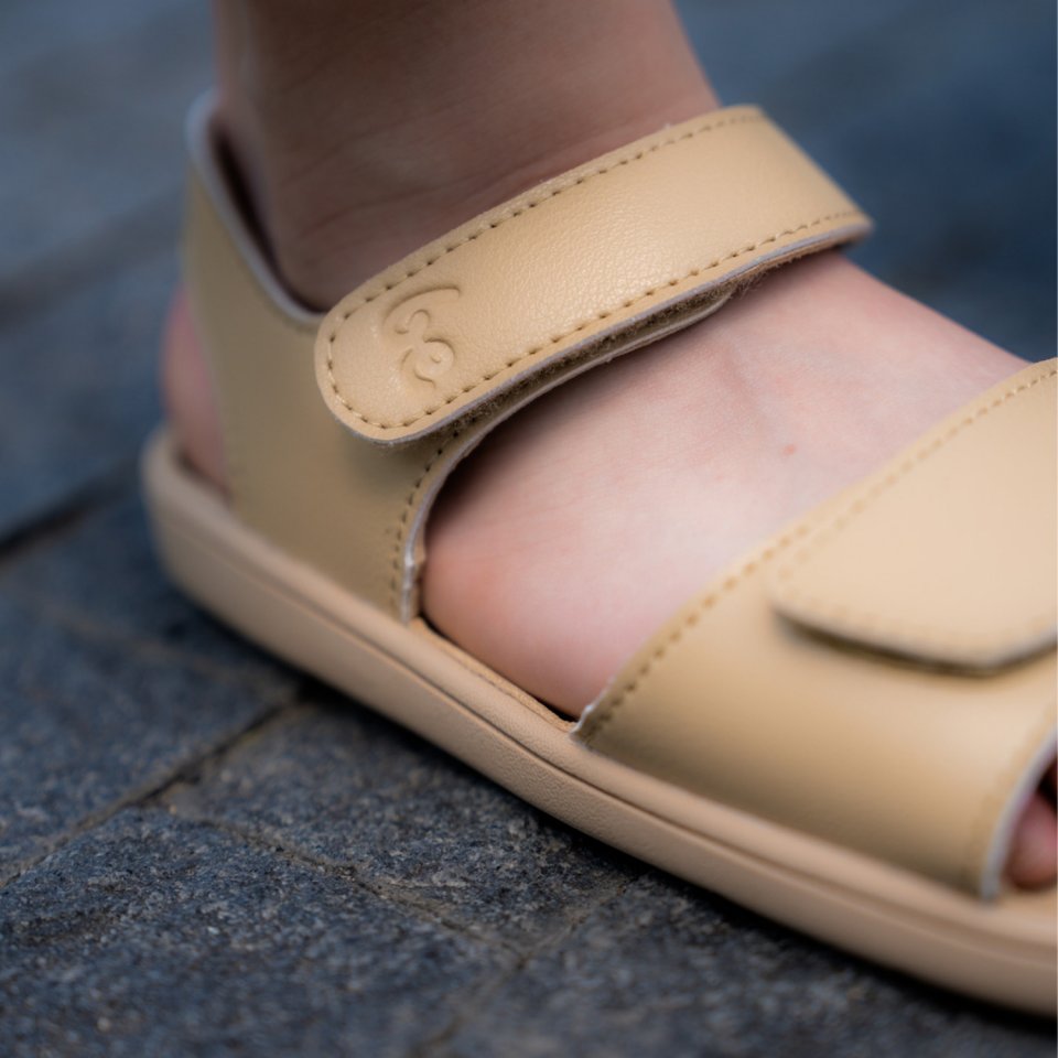 Gyermek barefoot szandál Be Lenka Miami Junior - Light Brown