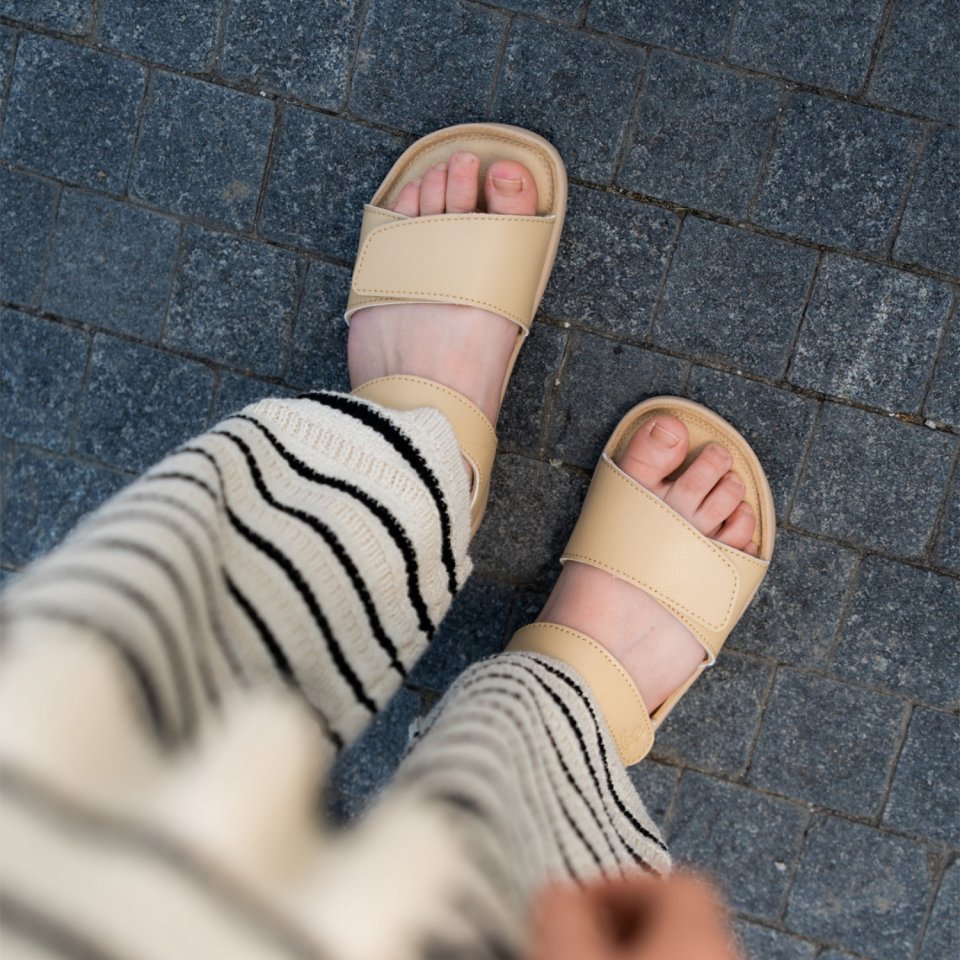 Gyermek barefoot szandál Be Lenka Miami Junior - Light Brown