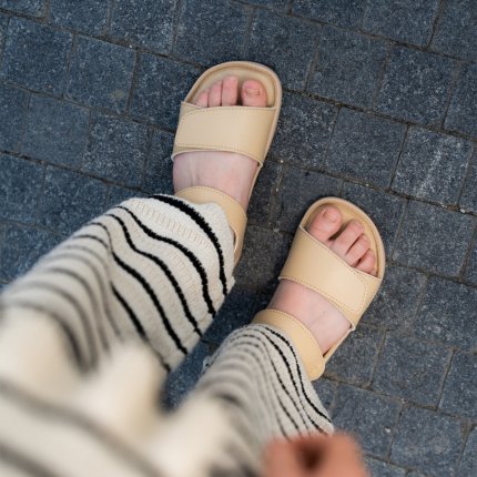 Gyermek barefoot szandál Be Lenka Miami Junior - Light Brown
