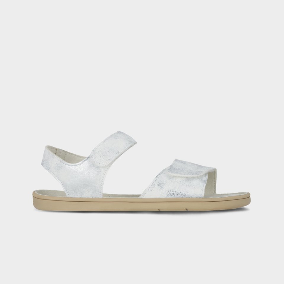 Kids barefoot sandals Be Lenka Miami Kids - Off - White Sparkle