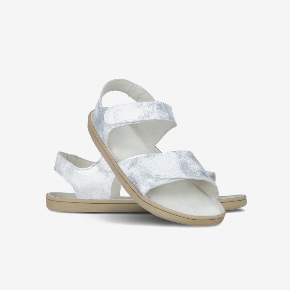 Kids barefoot sandals Be Lenka Miami Kids - Off - White Sparkle