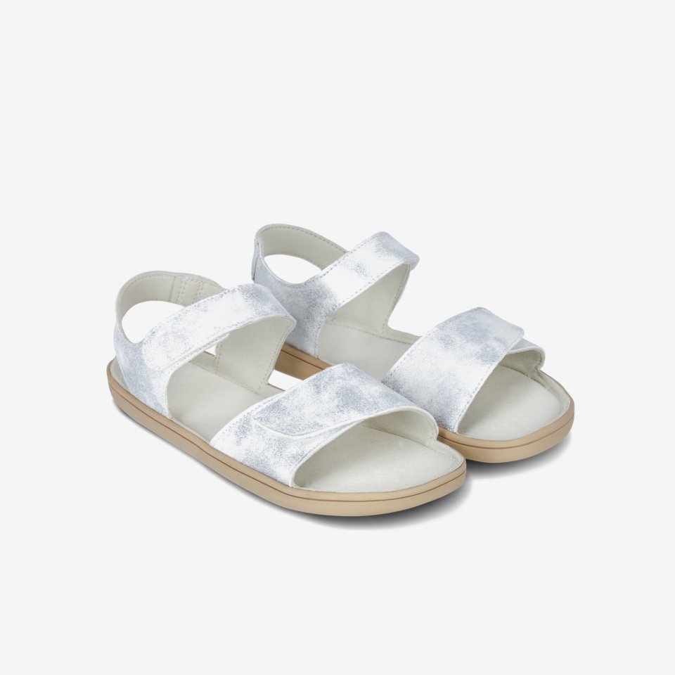 Kids barefoot sandals Be Lenka Miami Kids - Off - White Sparkle