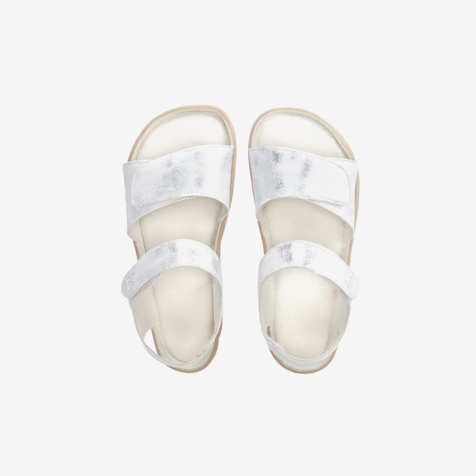 Kids barefoot sandals Be Lenka Miami Kids - Off - White Sparkle