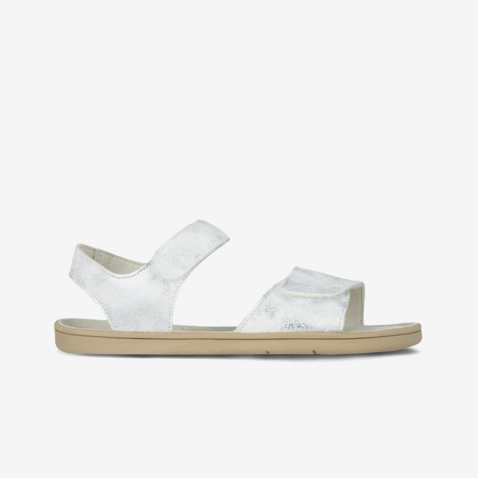 Kids barefoot sandals Be Lenka Miami Kids - Off - White Sparkle