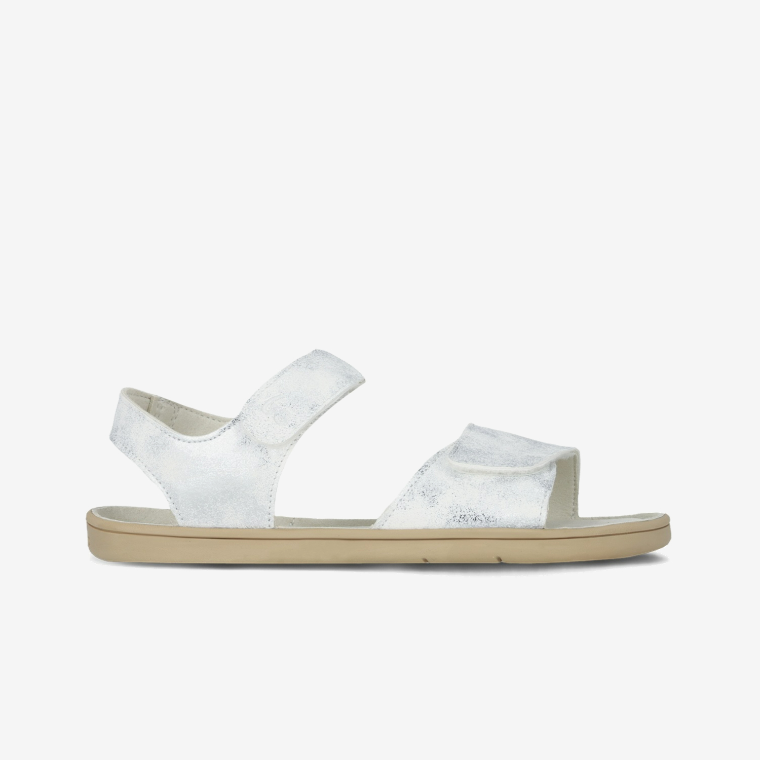 Be Lenka Kids barefoot sandals Be Lenka Miami Kids - Off - White Sparkle in White, barefoot shoe