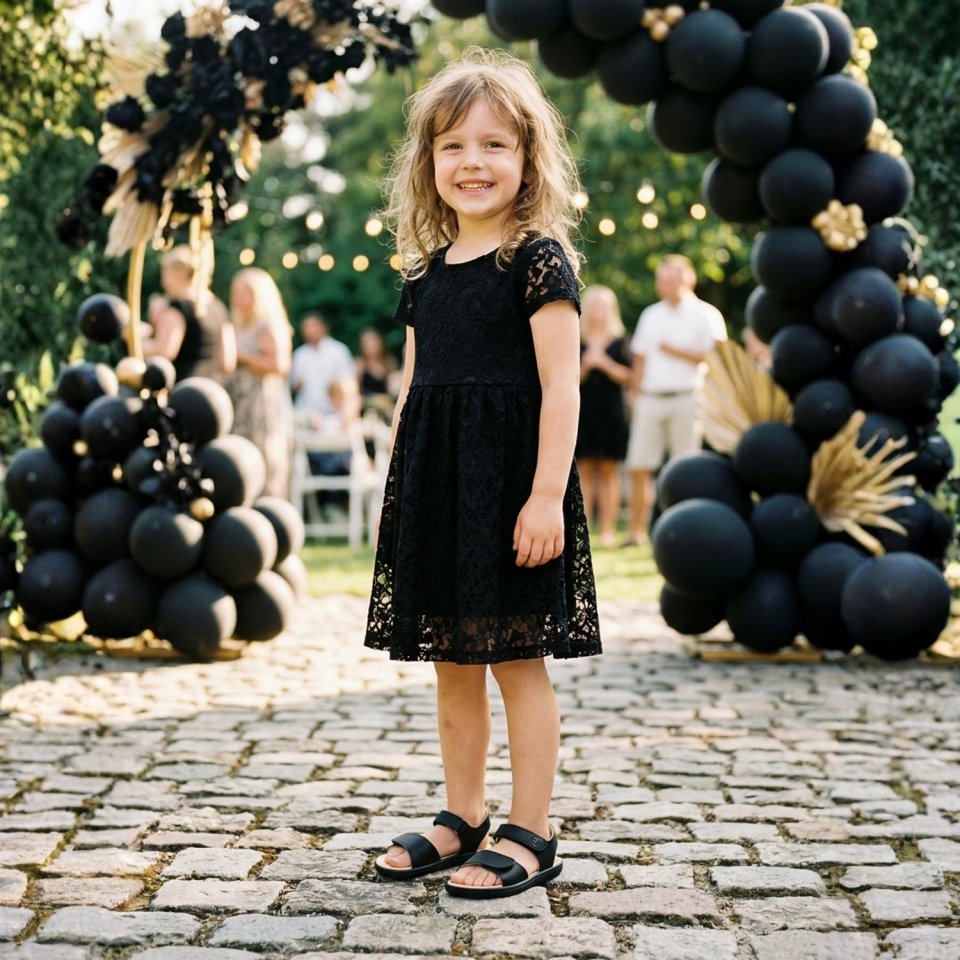 Kids barefoot sandals Be Lenka Miami Kids - Black