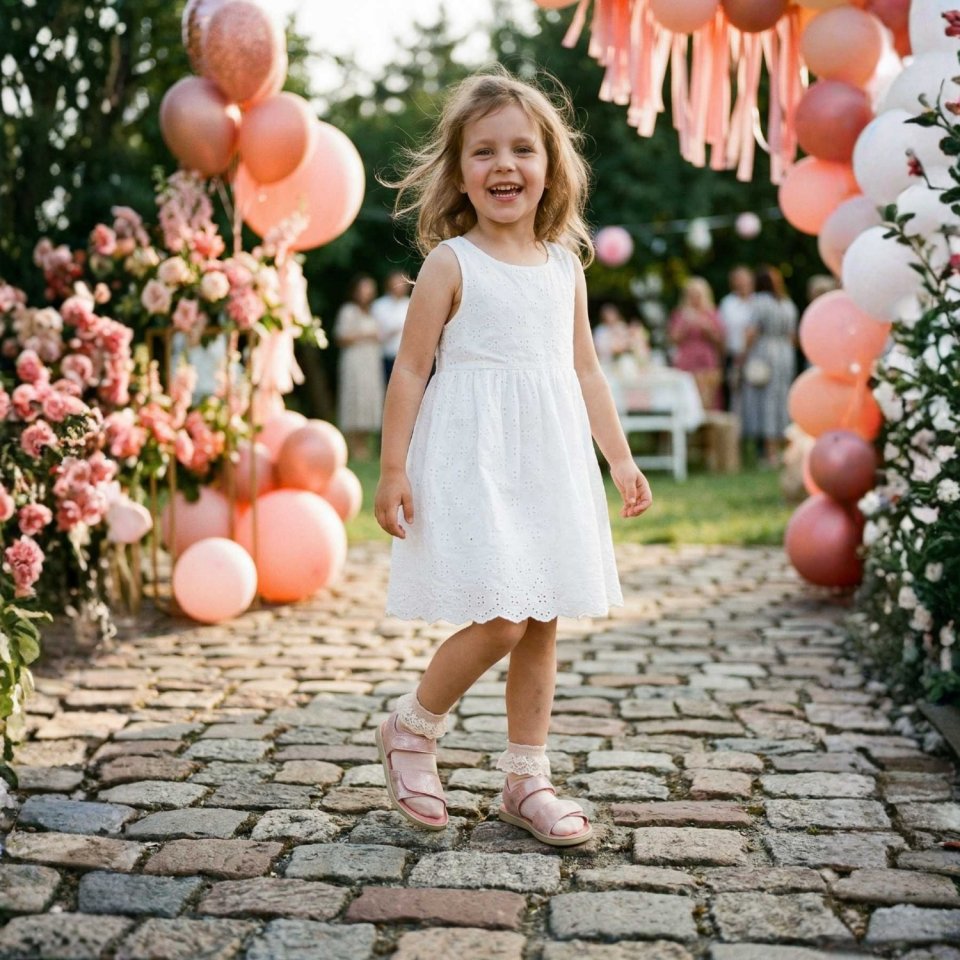 Kids barefoot sandals Be Lenka Miami Kids - Coral Sparkle