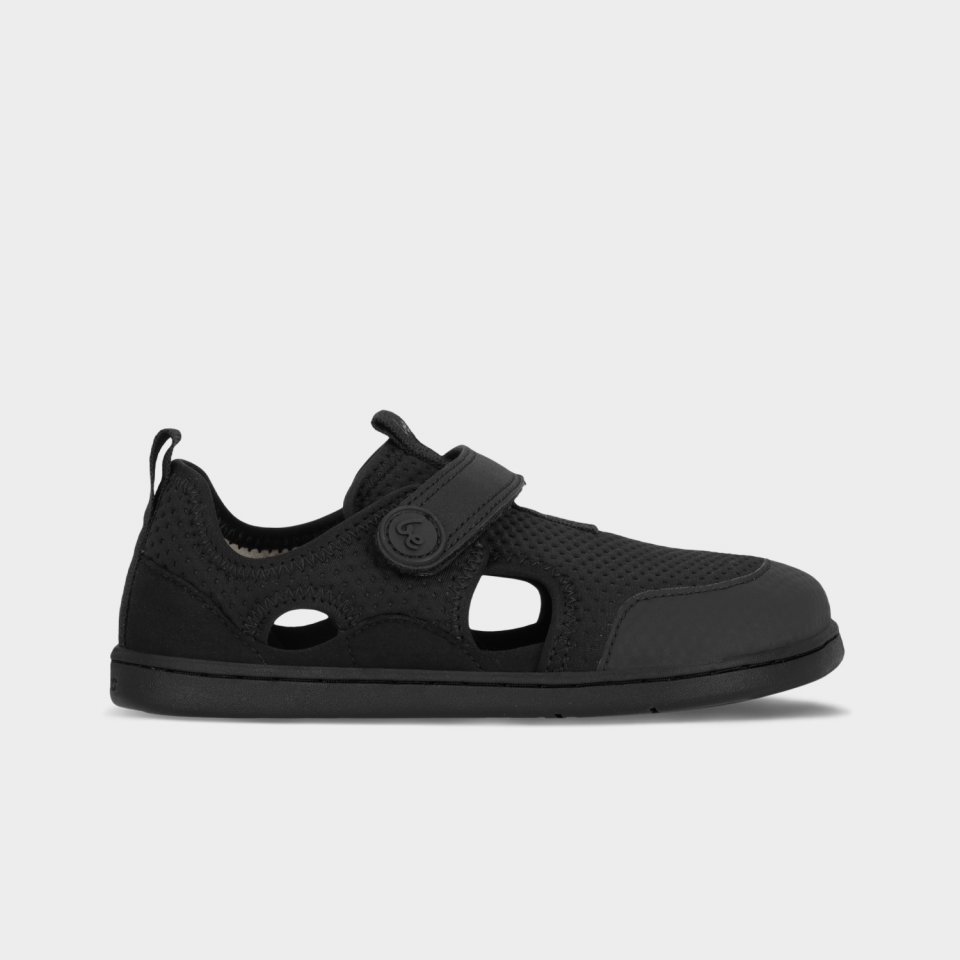 Dziecięce barefoot sandały Zest Kids - All Black