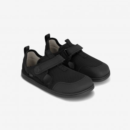 Dziecięce barefoot sandały Zest Kids - All Black