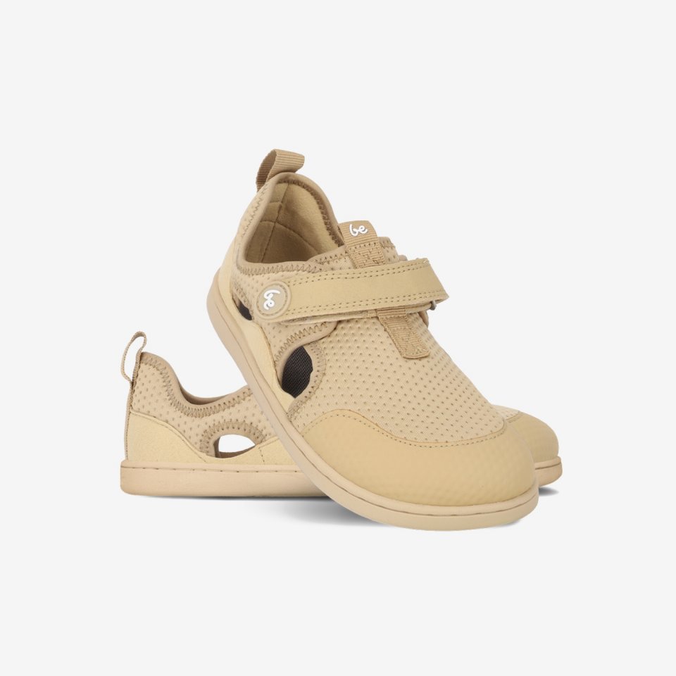 Dziecięce barefoot sandały Zest Kids - Beige