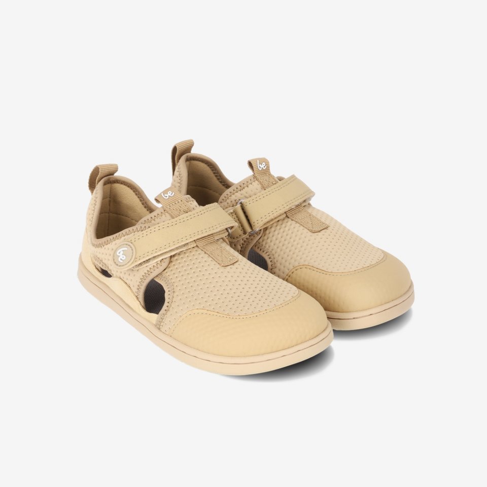 Dziecięce barefoot sandały Zest Kids - Beige