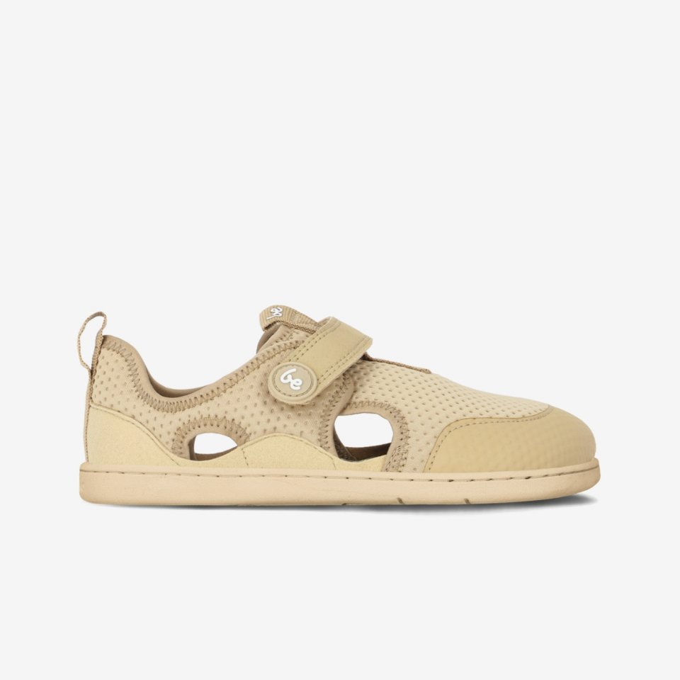Dziecięce barefoot sandały Zest Kids - Beige