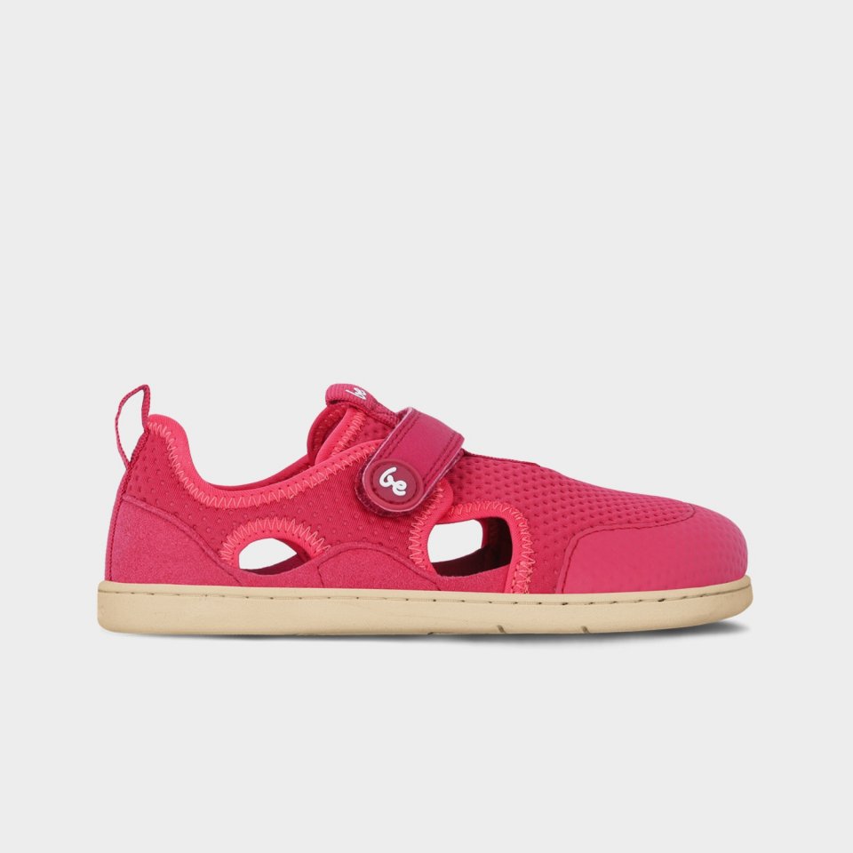 Dziecięce barefoot sandały Zest Kids - Berry