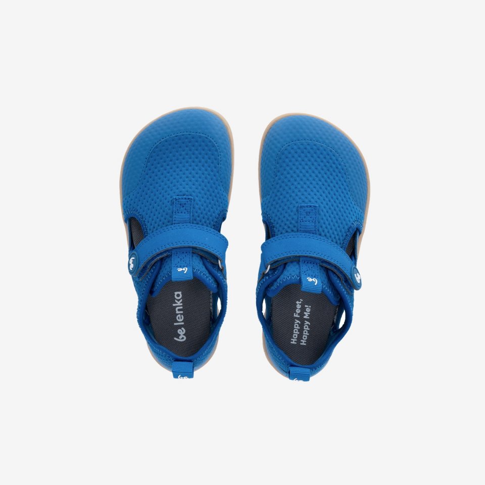 Dziecięce barefoot sandały Zest Kids - Blue