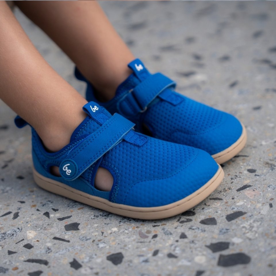 Dziecięce barefoot sandały Zest Kids - Blue
