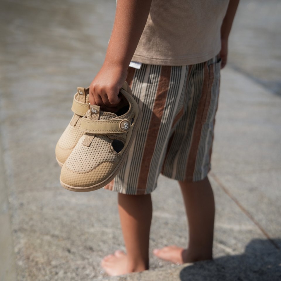 Kids barefoot sandals Zest Preschool - Beige