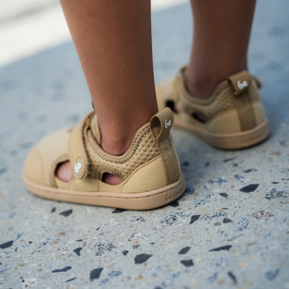 Kids barefoot sandals Zest Preschool - Beige