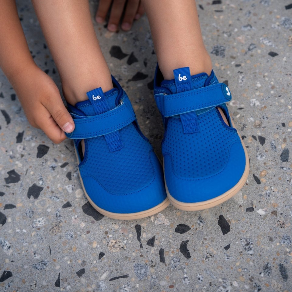 Kids barefoot sandals Zest Preschool - Blue