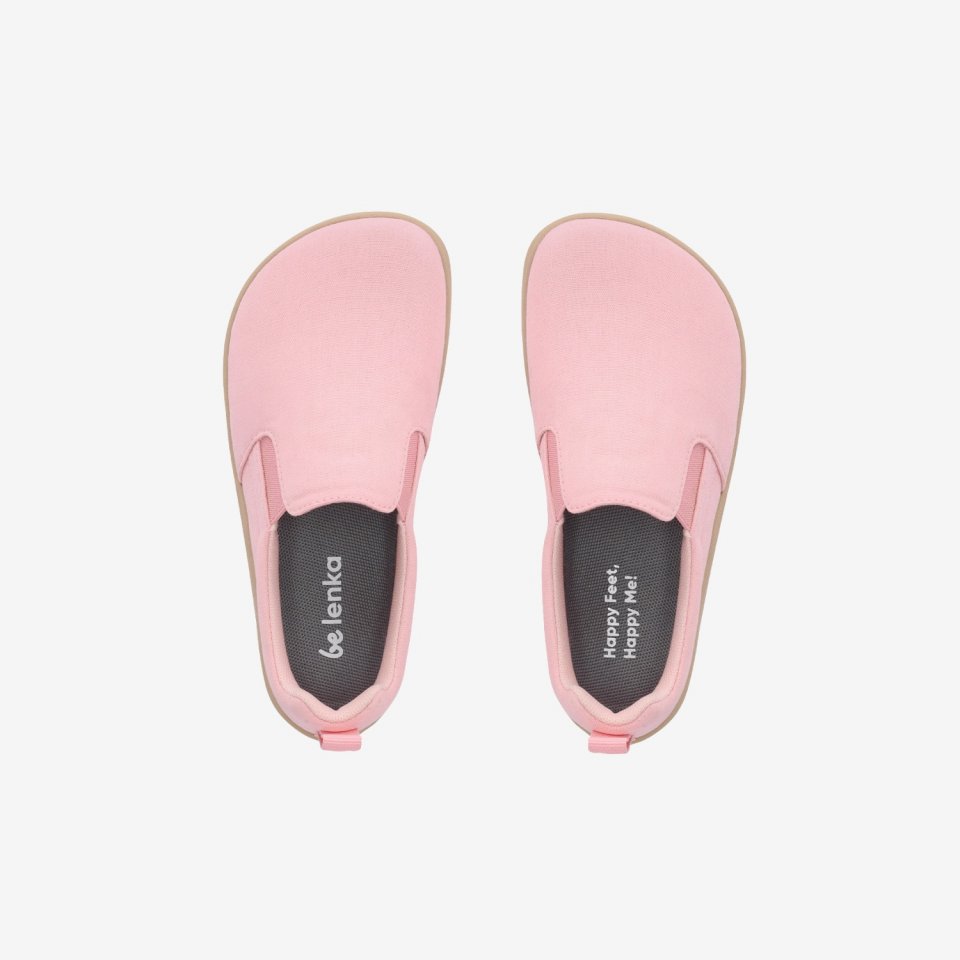 Kids barefoot Slip-on shoes Be Lenka Aura Preschool - Cotton Candy Pink