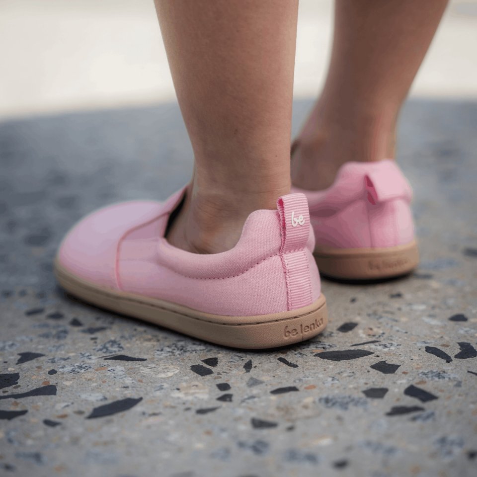 Kids barefoot Slip-on shoes Be Lenka Aura Kids - Cotton Candy Pink