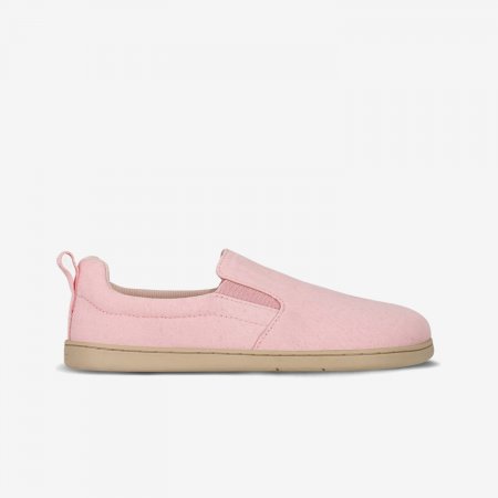 Detské barefoot Slip-on topánky Be Lenka Aura Preschool - Cotton Candy Pink
