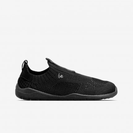 Kids Barefoot Slip-on Shoes Be Lenka Luppo Junior - All Black