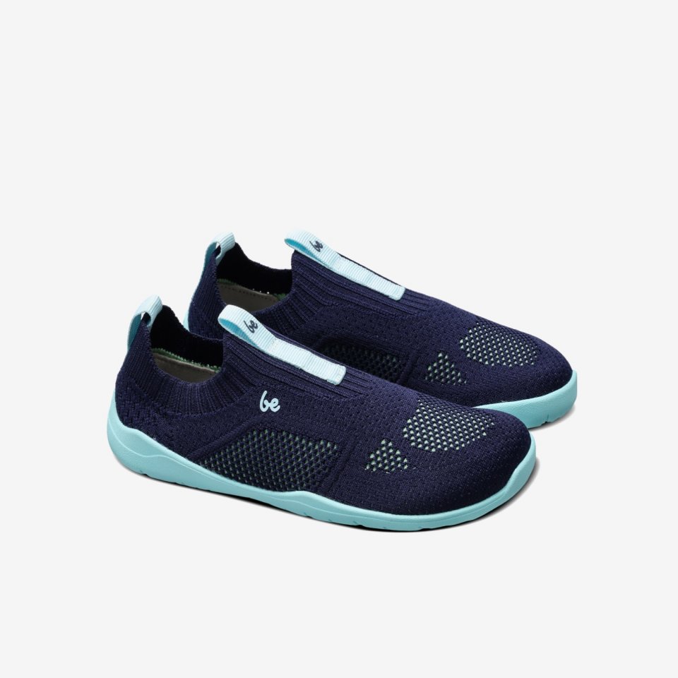 Dětské barefoot Slip-on boty Be Lenka Luppo Kids - Blue & Aqua