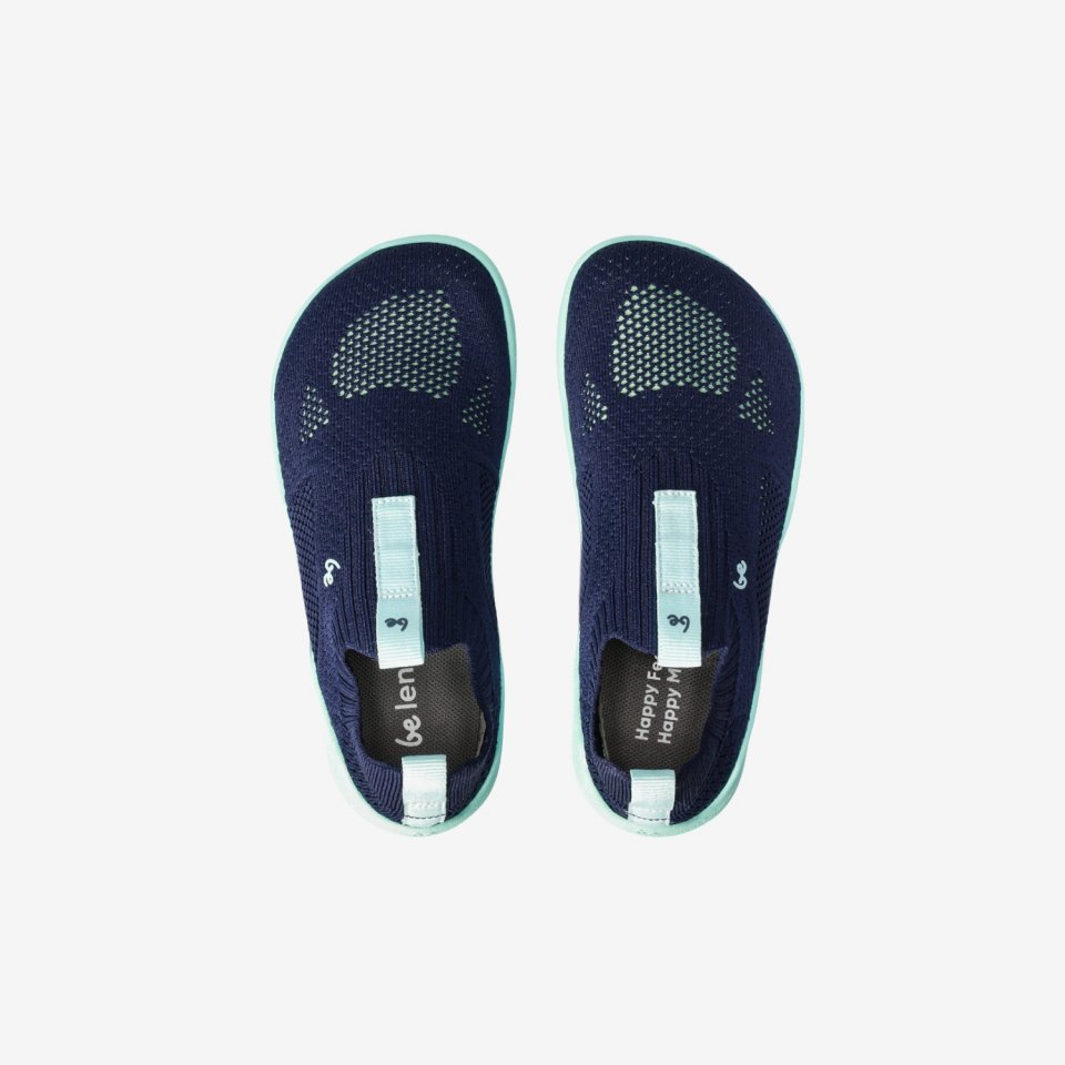 Dětské barefoot Slip-on boty Be Lenka Luppo Kids - Blue & Aqua