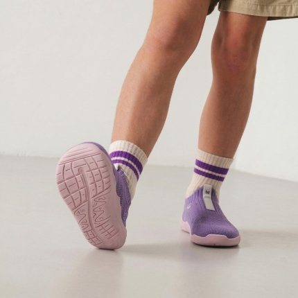Kids Barefoot Slip-on Shoes Be Lenka Luppo Kids - Lilac & Pink