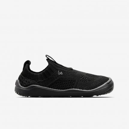 Kids Barefoot Slip-on Shoes Be Lenka Luppo Preschool - All Black