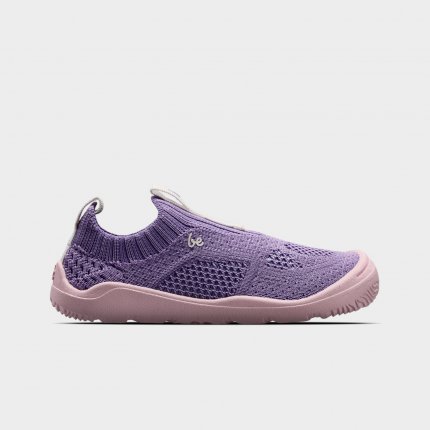 Kids Barefoot Slip-on Shoes Be Lenka Luppo Preschool - Lilac & Pink