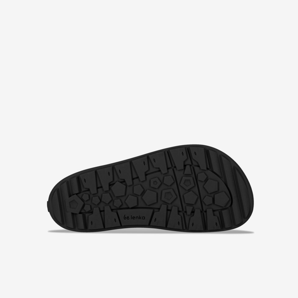 Kids barefoot snow boots Be Lenka Ailo Preschool - All Black