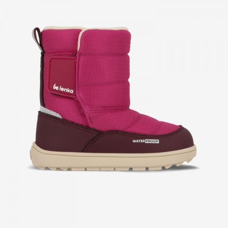 Detské barefoot snehule Be Lenka Ailo Preschool - Berry