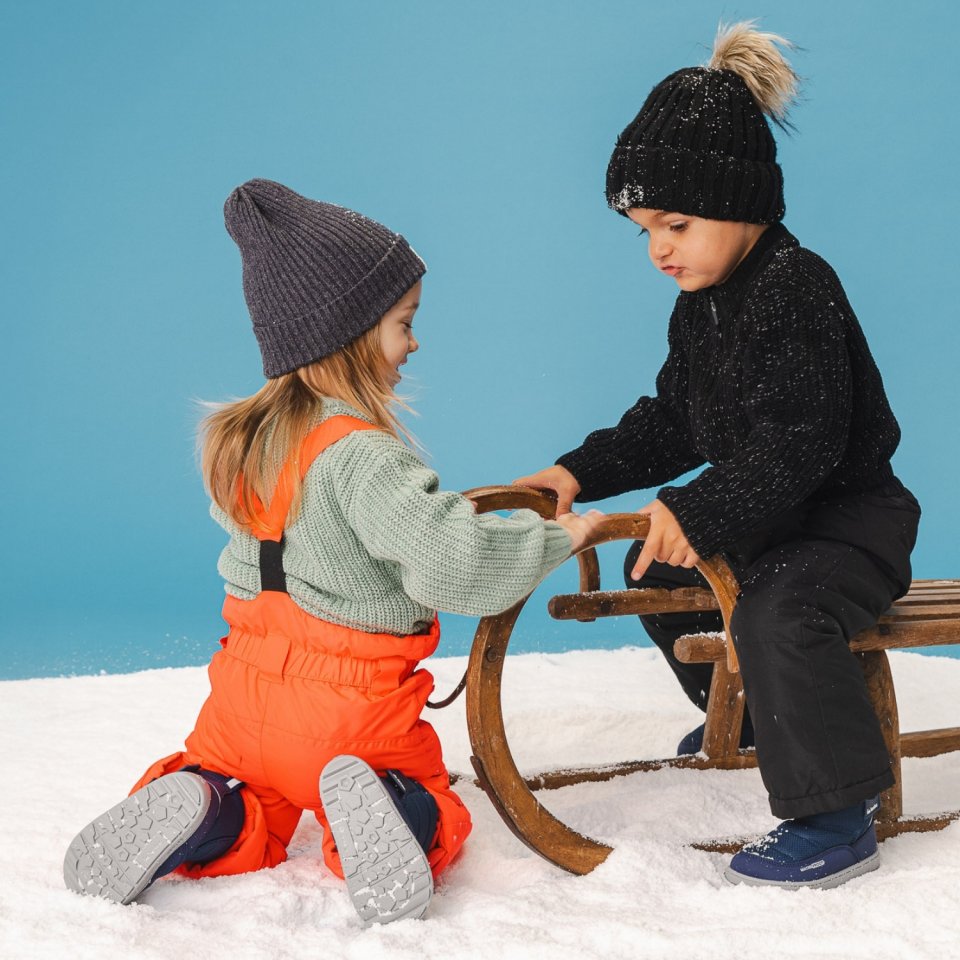 Barfuß-Schneeschuhe für Kinder Be Lenka Ailo Preschool - Dark Blue