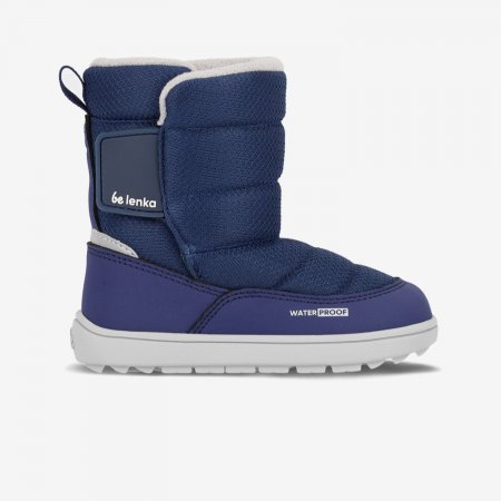 Detské barefoot snehule Be Lenka Ailo Preschool - Dark Blue