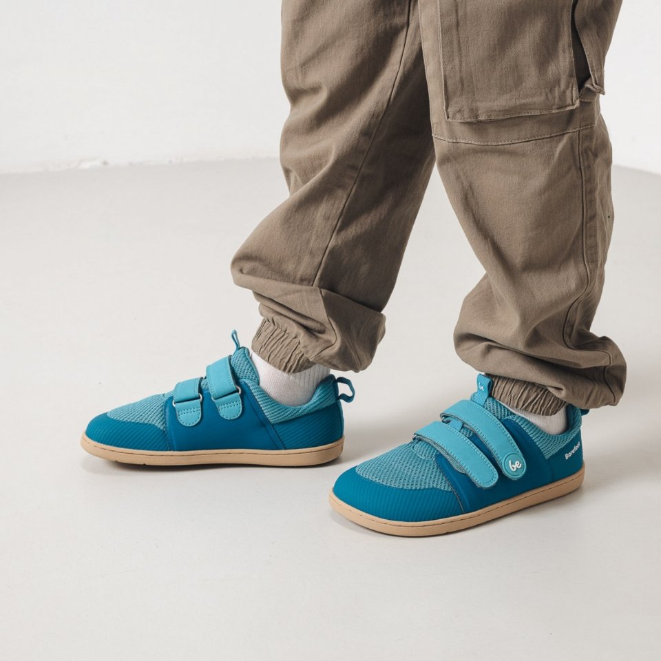 Detské barefoot tenisky Be Lenka Bounty Junior - Aqua
