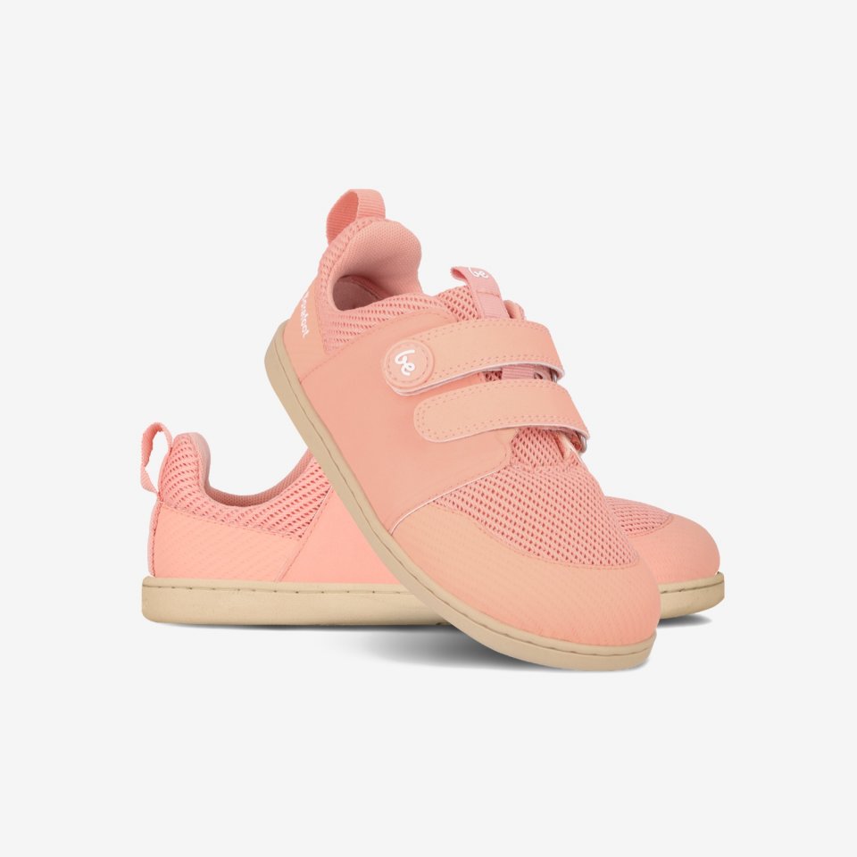 Kids barefoot sneakers Be Lenka Bounty Junior - Coral Pink
