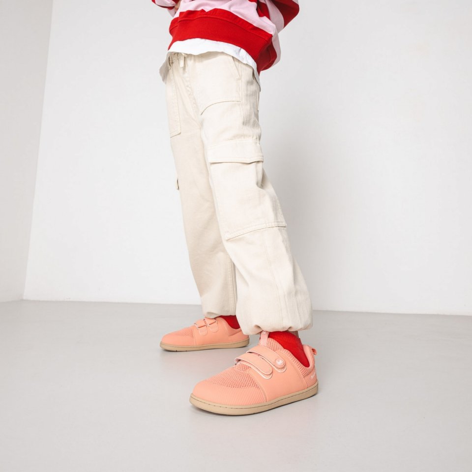 Gyermek barefoot cipők Be Lenka Bounty Kids - Coral Pink
