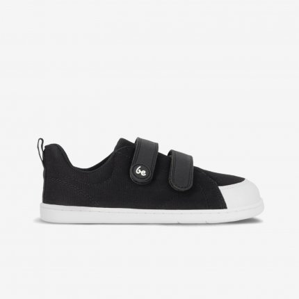 Kids barefoot sneakers Be Lenka Canvi Kids - Black & White